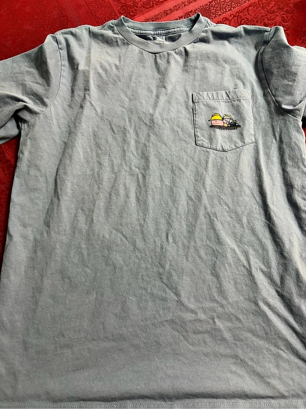 Vineyard Vines Graphic Short Sleeve Tee in Gray